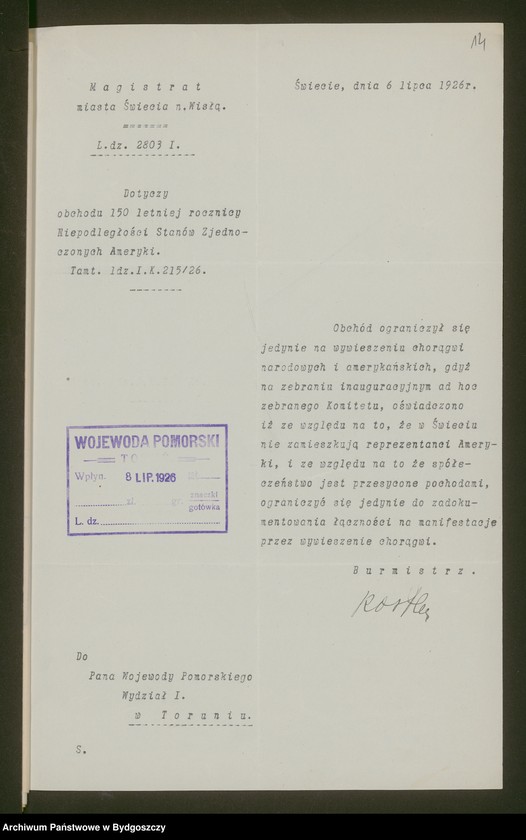 image.from.unit.number "[150-ta Rocznica Niepodległości Stanów Zjednoczonych - Organizacja Wojewódzkiego Komitetu Obchodu]"