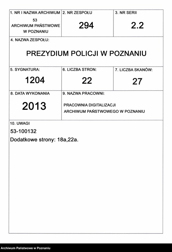 Obraz 1 z jednostki "A. betr. die Hauslieferung des hier aufgegriffenen polnischen Überläufers Alexander Zakrzewski nach Polen"