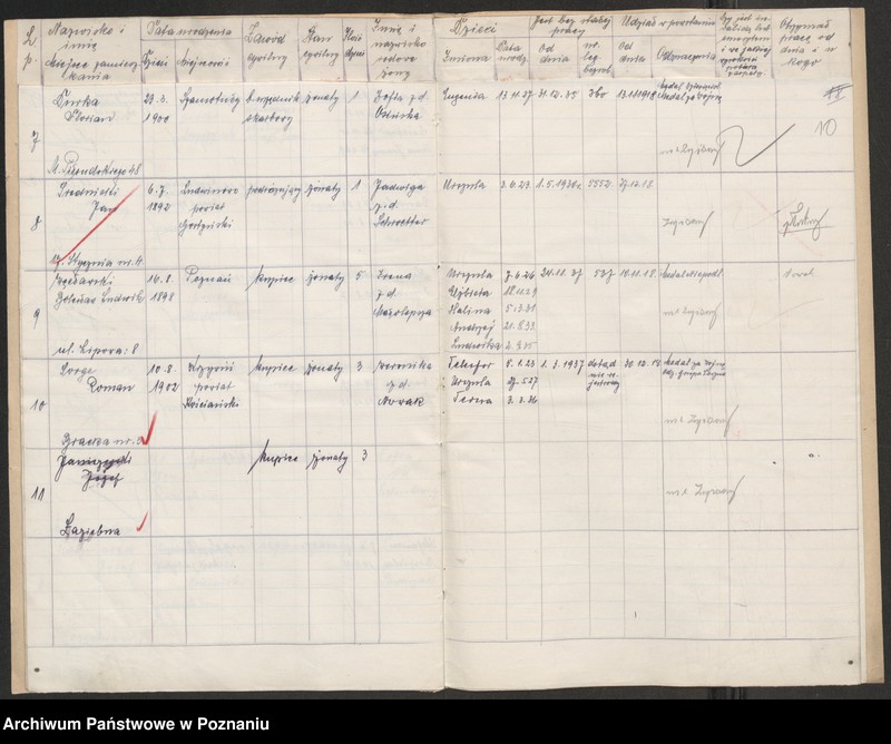 Obraz 12 z jednostki "Ewidencja bezrobotnych członków Związku Powstańców Wielkopolskich Koło Leszno."