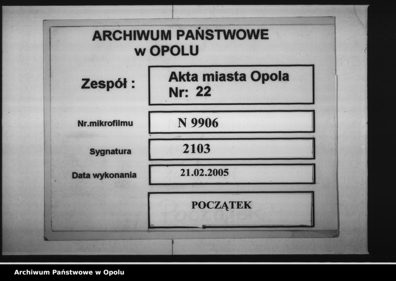 Obraz 1 z jednostki "Acta des Magistrats zu Oppeln betreffend die Beschwerden der Gast und Schankwirthe über die Kaufleute wegen unbefungten Betriebe des Schankgewerbes"