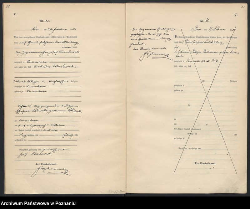 Obraz 13 z jednostki "Księga miejscowa zgonów"