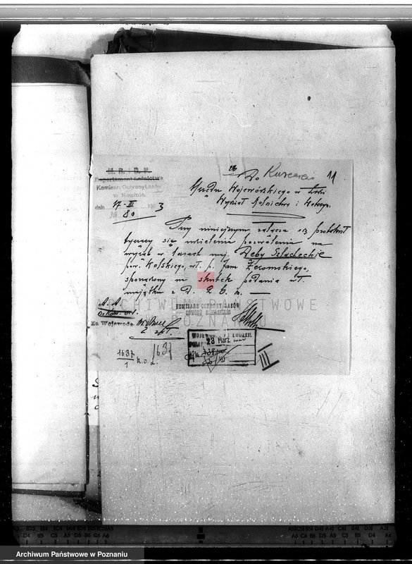 Obraz 15 z jednostki "Sprawa nieprawego wykarczowania lasu i zamiana go na użytek rolny w lasach majątku Dęby Szlacheckie własność P. J. Żeromskiego"