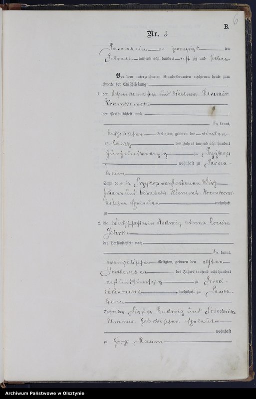 image.from.unit.number "Heiraths-Haupt-Register Nr 1 - 25"