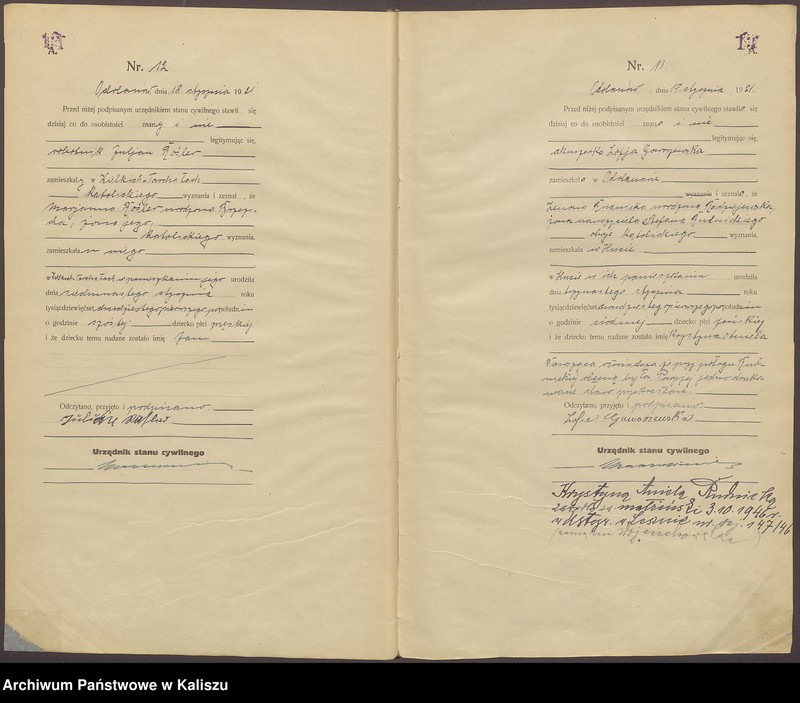 image.from.unit.number "Księga aktów urodzenia (pierwopis)"