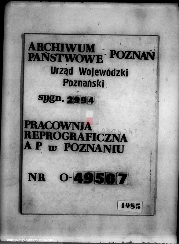 Obraz 1 z jednostki "Tymczasowy rejestr pomiarowo-parcelacyjny majątku Liszkowo powiatu wyrzyskiego"