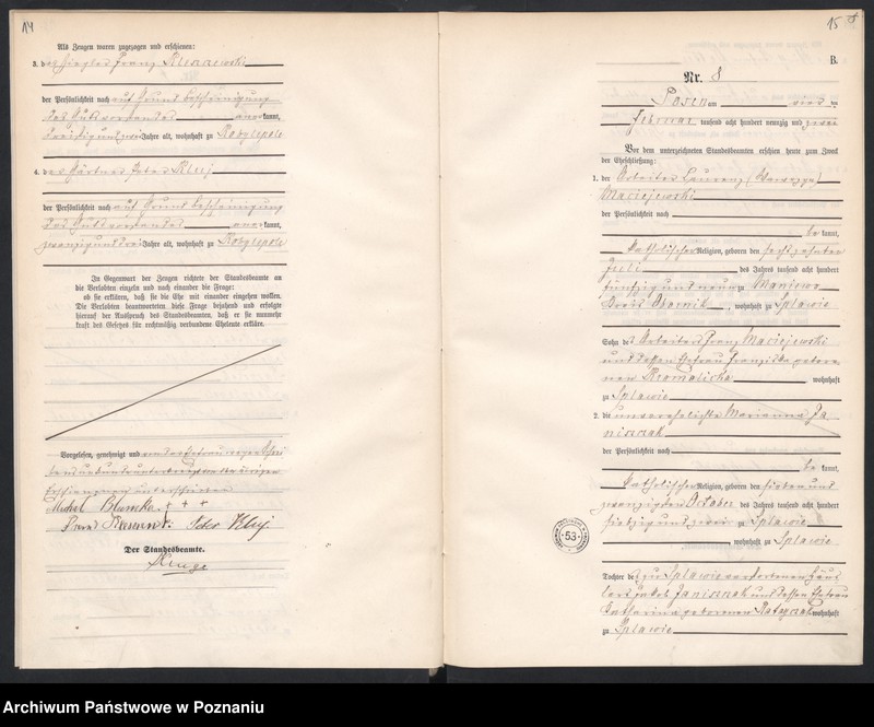 Obraz 10 z jednostki "Księga małżeństw"