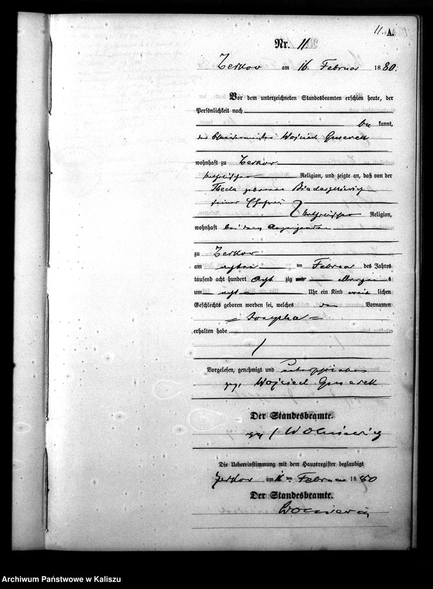 Obraz 14 z jednostki "[Księga urodzeń]"