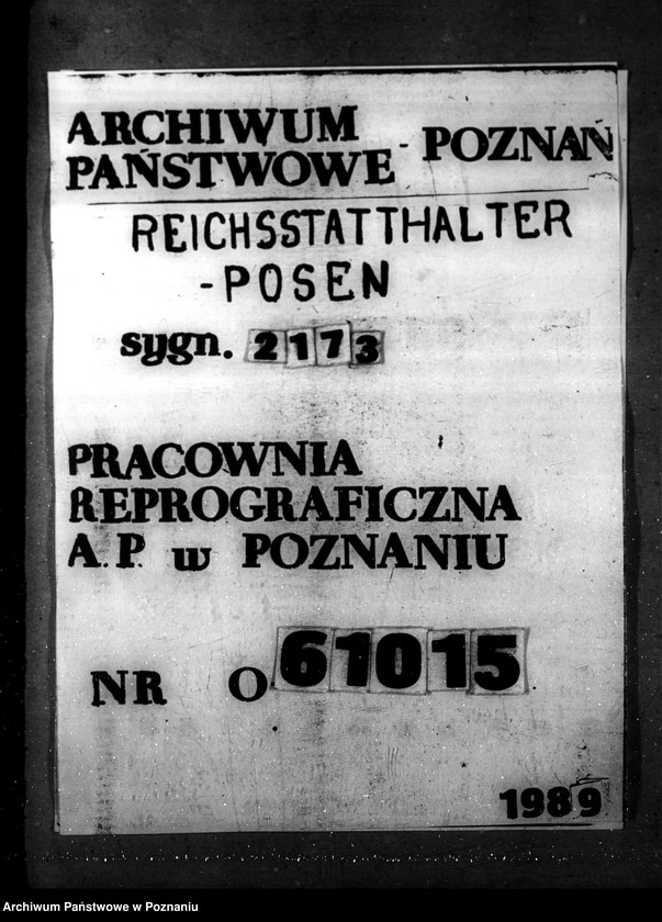 Obraz 1 z jednostki "Dienstbesprechung der Landräte und Oberbürgermeister am 22.4.1943 in Hohensalza - Inowrocław"