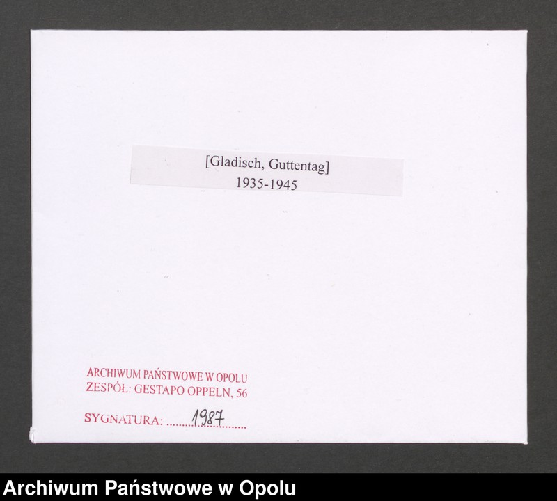 Obraz 2 z jednostki "[Gladisch, Guttentag]"