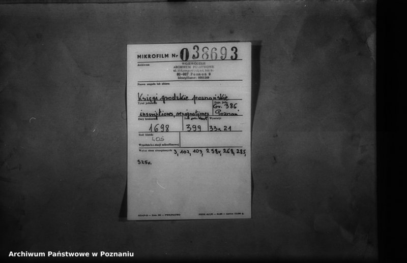 Obraz 2 z jednostki "Inscriptiones, resignationes [protocollon]"