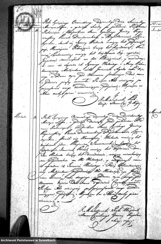 image.from.unit.number "Akta Zeszłych Gminy Kopciowskiey od 1-go Maia 1811 R."