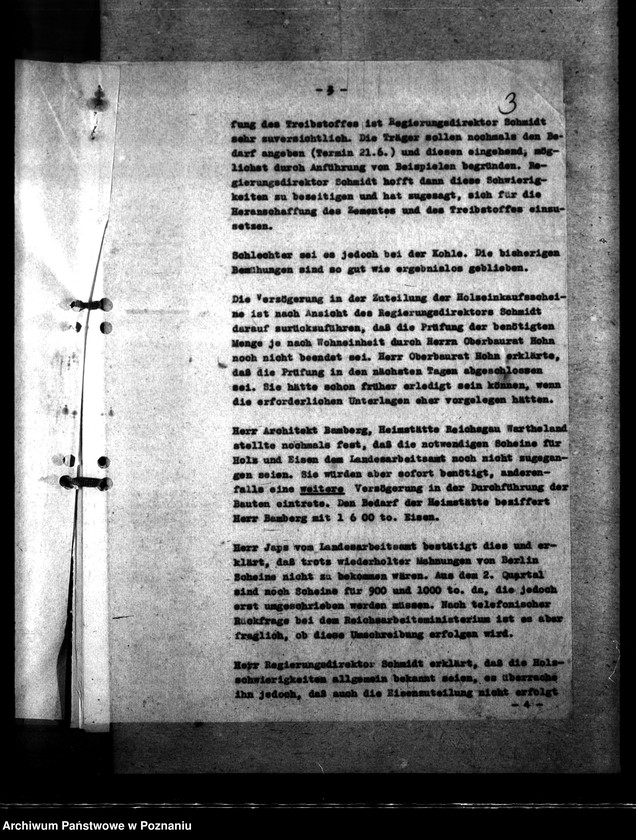 Obraz 7 z jednostki "Vermerk über die Besprechung bei dem Gauleiter. Sonderbauprogramm 1940/ 41."