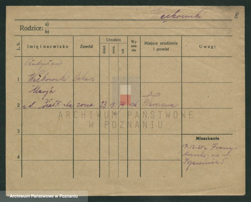 Obraz 19 z jednostki "Węcewicz - Wężykowski"