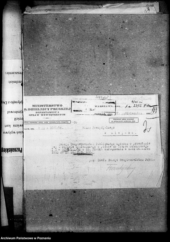 image.from.unit.number "Sprawy agrarnej reformy Urząd Osadniczy - organizacja"