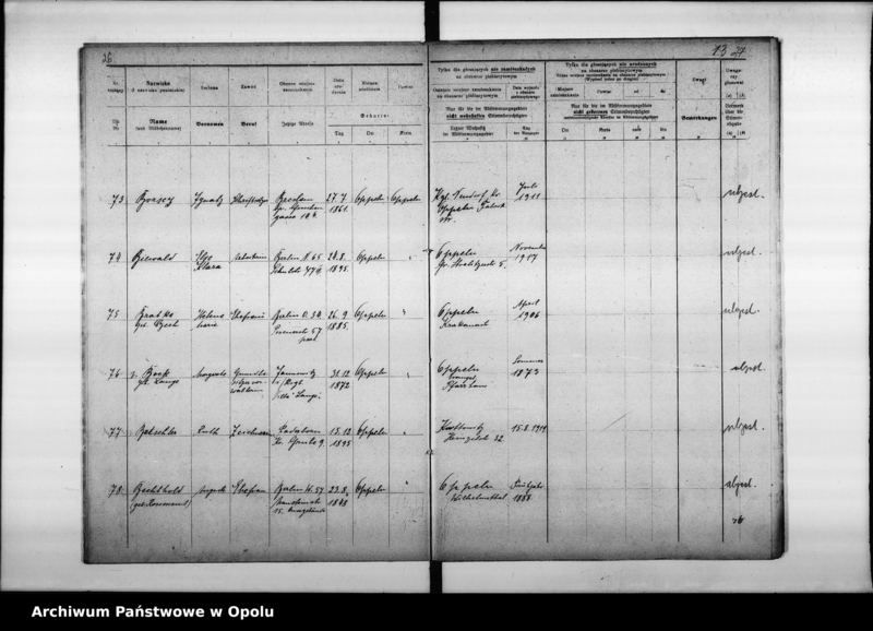 Obraz 18 z jednostki "Wahllokal: Altes Kreisgericht Krakauerstr[asse] 32"