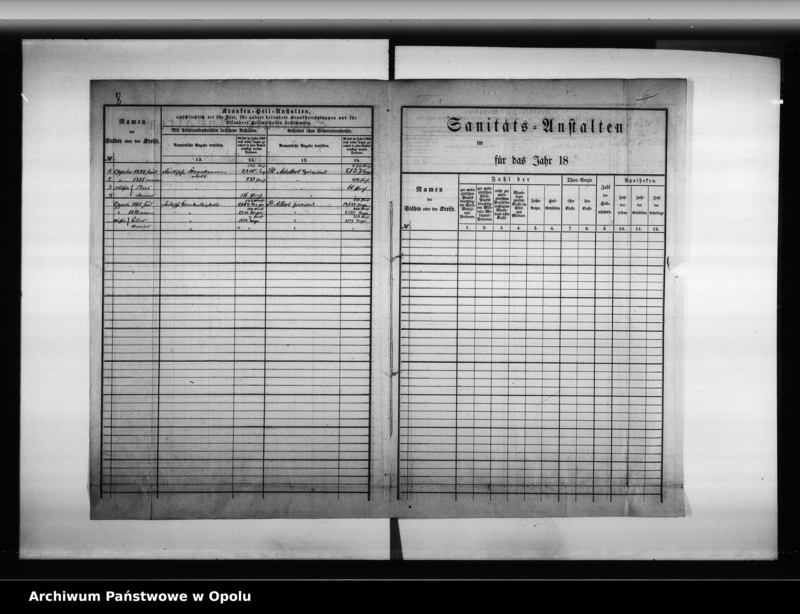 Obraz 10 z jednostki "Acta des Magistrats zu Oppeln betreffend Aufnahme und Einsendung der städtischen Tabellen von der Stadt Oppeln"