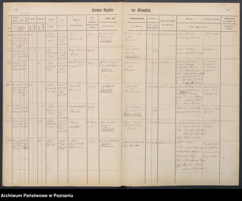 Obraz 13 z jednostki "[Akta urodzeń i chrztów, ślubów, zgonów]"