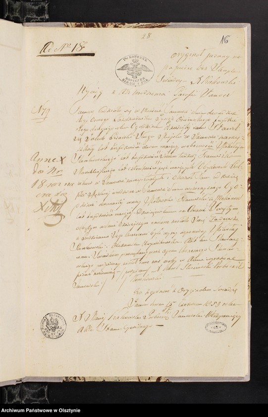 image.from.unit.number "Annexa z Parafij Janowiec w roku 1853"