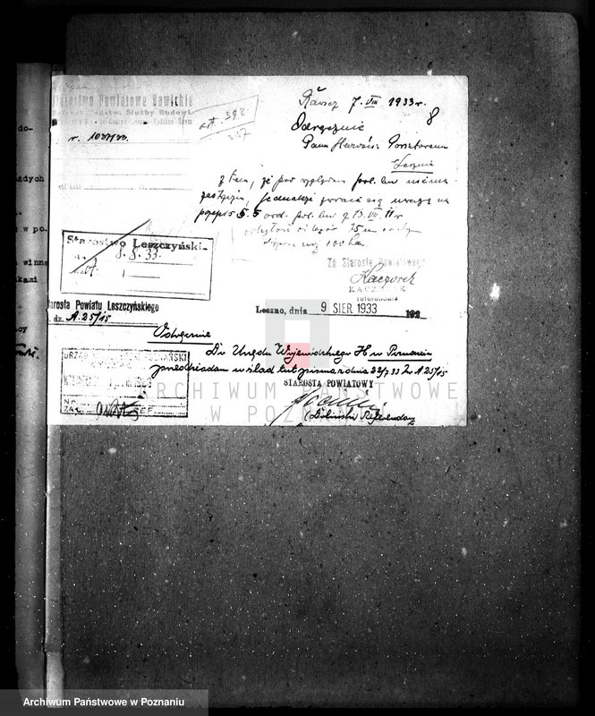 Obraz 12 z jednostki "Zatwierdzenie przemysłowego tartaku A. Mielżyńskiego w Borowej Karczmie, pow. leszczyński"