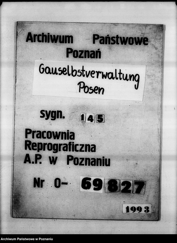 Obraz 1 z jednostki "Strafverfahren wegen Vermahlung von Brotgetreide - Gauheilanstalt Warta bei Sieradz."