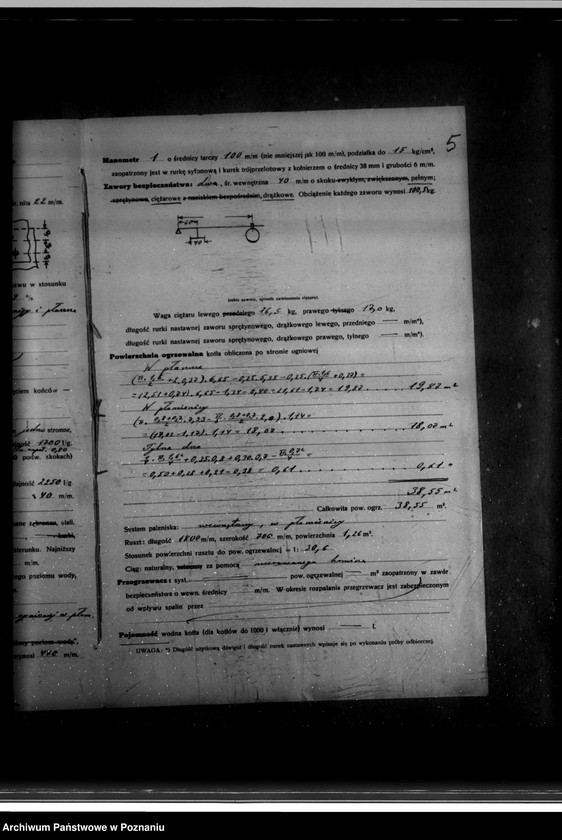 Obraz 9 z jednostki "Gorzelnia J. Świniarskiej Dominium Obra powiat wolsztyński nr woj. kotła 5302"