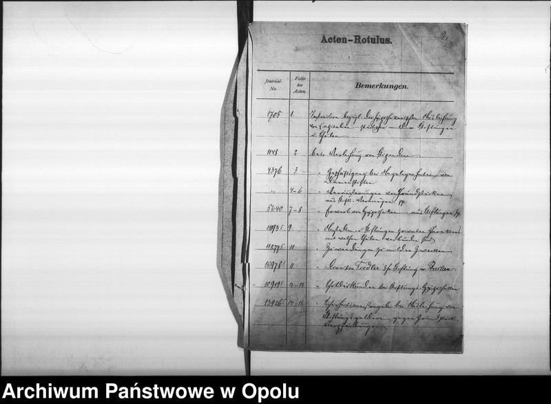 Obraz 6 z jednostki "Acta Generalia des Magistrats zu Oppeln betreffend Stiftungen Vol. I"