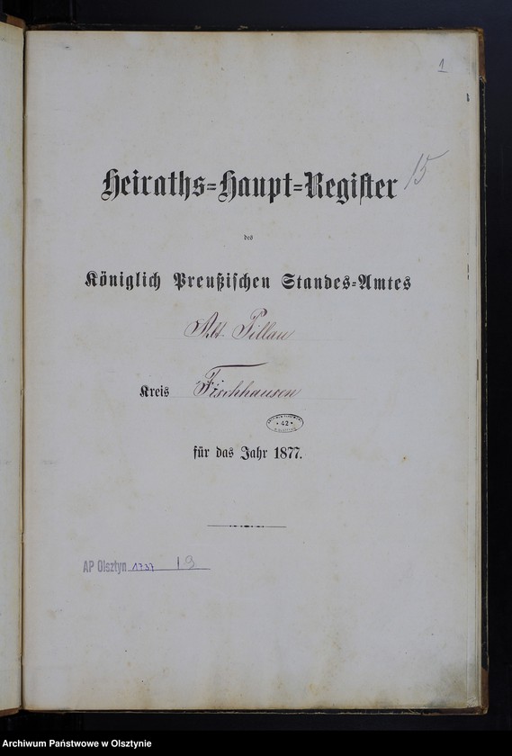 image.from.unit.number "Heiraths-Haupt-Register Nr 1 - 29"