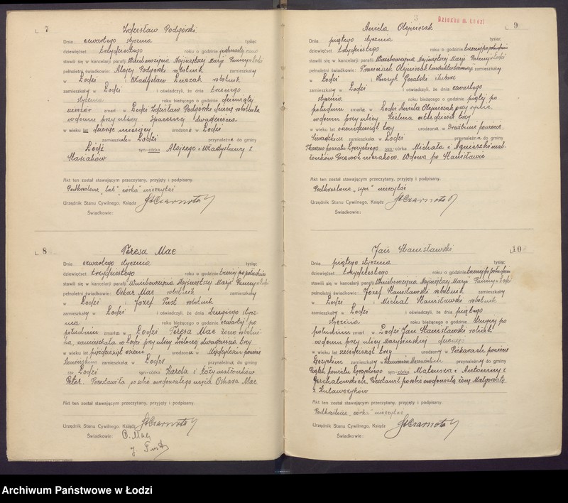 Obraz 5 z jednostki "Akta zgonów"