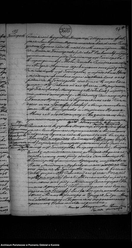 Obraz 19 z jednostki "Księga urodzeń, małżeństw, zgonów"
