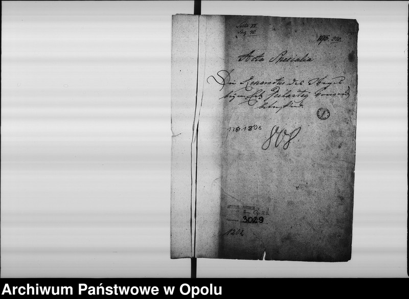 Obraz 4 z jednostki "Acta Specialia Die Reparatur des Weges beym Erl. Dechantey Vorwerk betreffend"