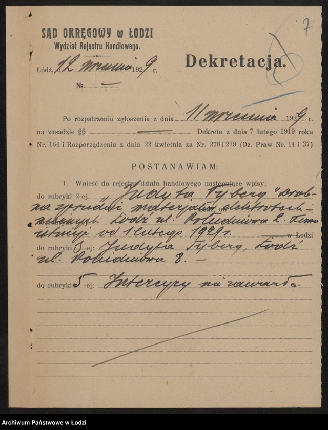 Obraz 9 z jednostki "Judyta Tyberg – drobna sprzedaż materiałów elektrotechnicznych"