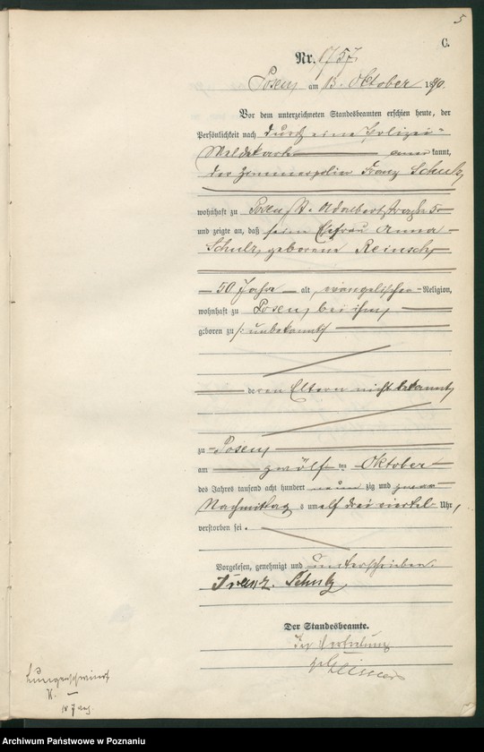 Obraz 8 z jednostki "Księga zgonów t. V"