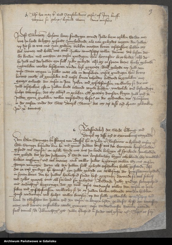 image.from.unit.number "Inceptus et inchoatus est iste Liber in quo continentur copie literarum a Ciuitate Danczik et aliis ciuitatibus huius provincie hinc inde missarum. Anno Domini Millesimo CCCC vicesimo. [Liber missivarum]"