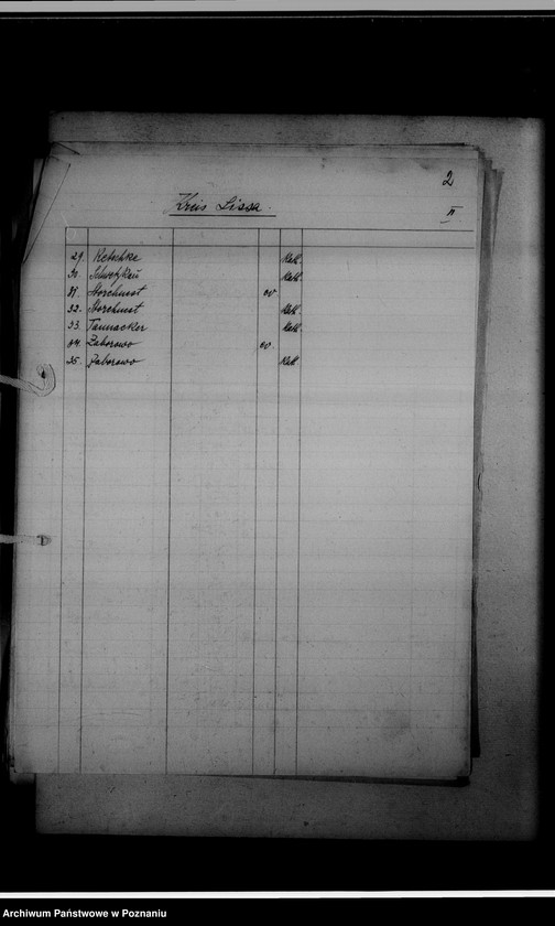 Obraz 6 z jednostki "Einziehungsprotokolle [ksiąg kościelnych] Kreis Lissa [powiat leszczyński]"