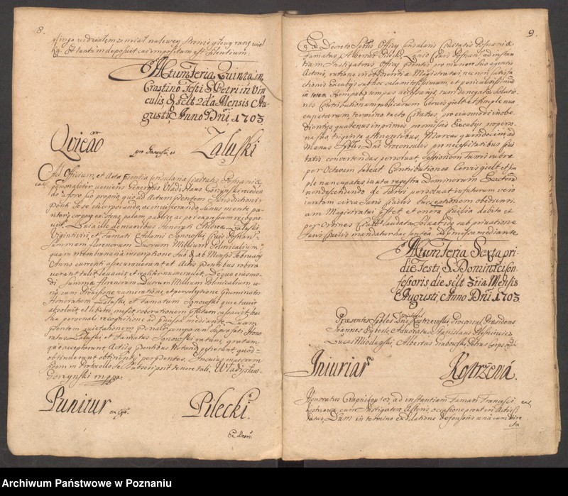Obraz 8 z jednostki "Acta consularis officii civitatis Posnaniae."