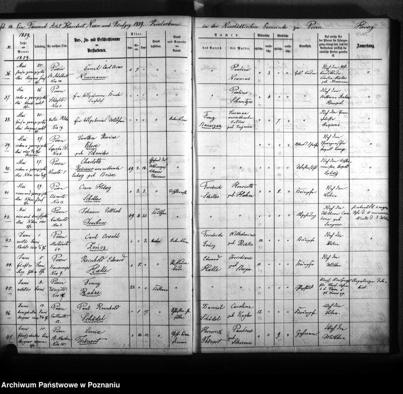 Obraz 18 z jednostki "Verstorbenenbuch"