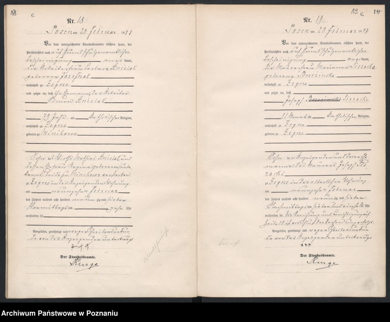 Obraz 12 z jednostki "Księga zgonów"