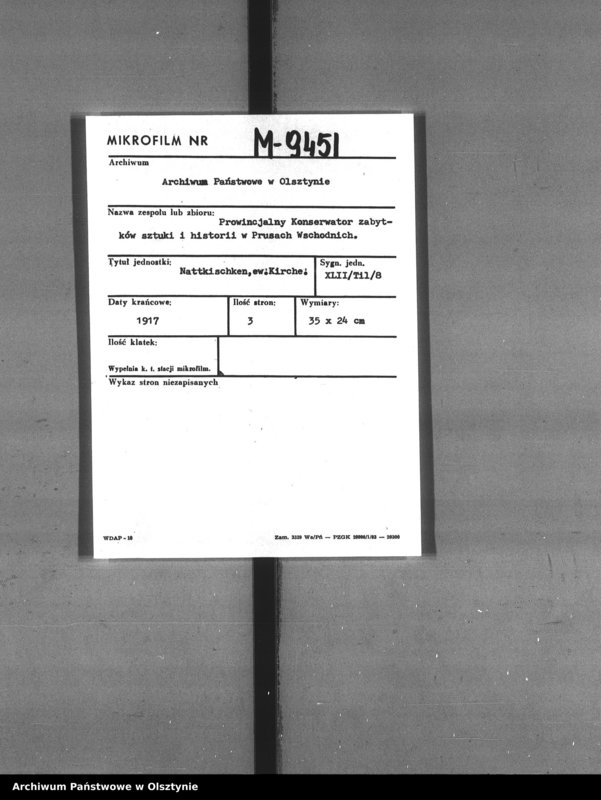 image.from.unit.number "Nattkischken, evangelische Kirche"