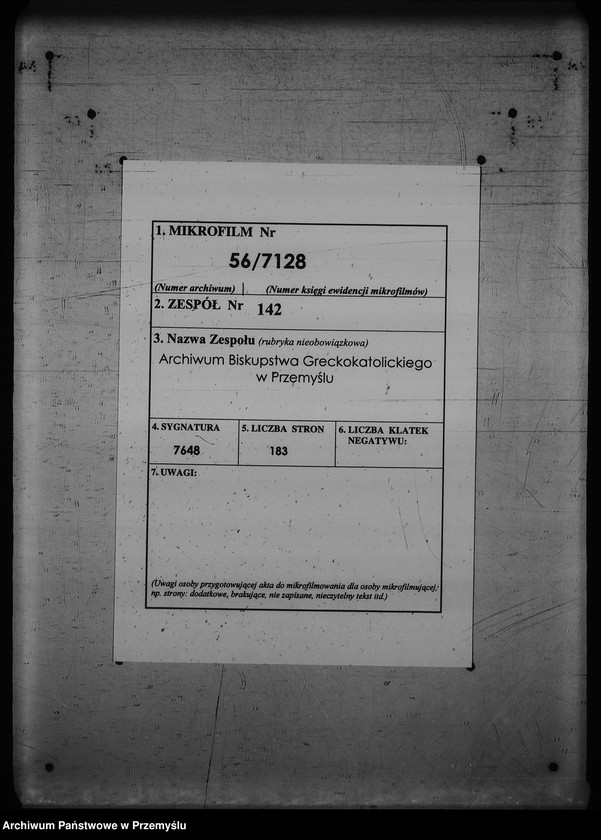 Obraz 2 z jednostki "[Kopie ksiąg metrykalnych parafii Werchrata z filią Prusie (dekanat Rawa Ruska)]"