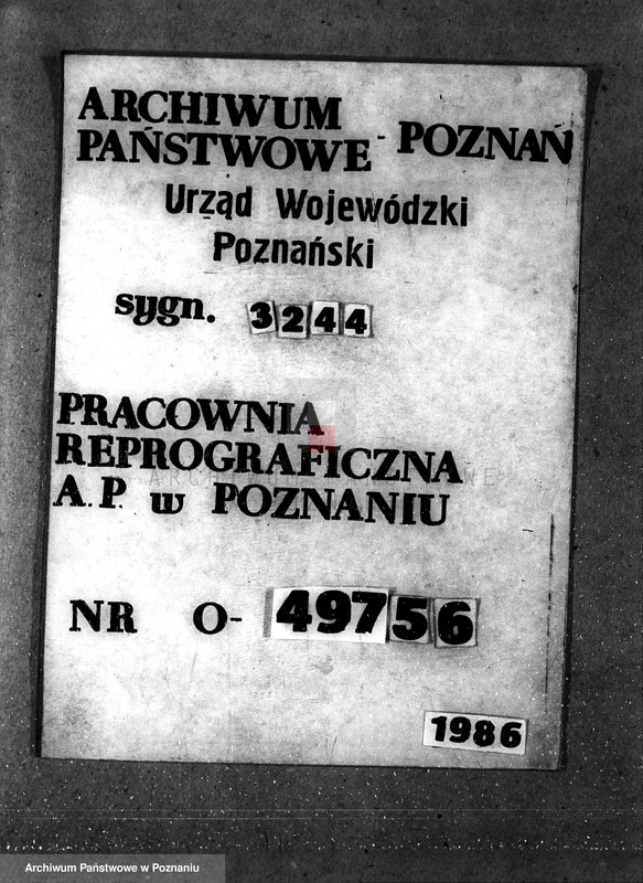 Obraz 1 z jednostki "Nadzór nad gospodarką w lasach majątku Dusina w powiecie gostyńskim"