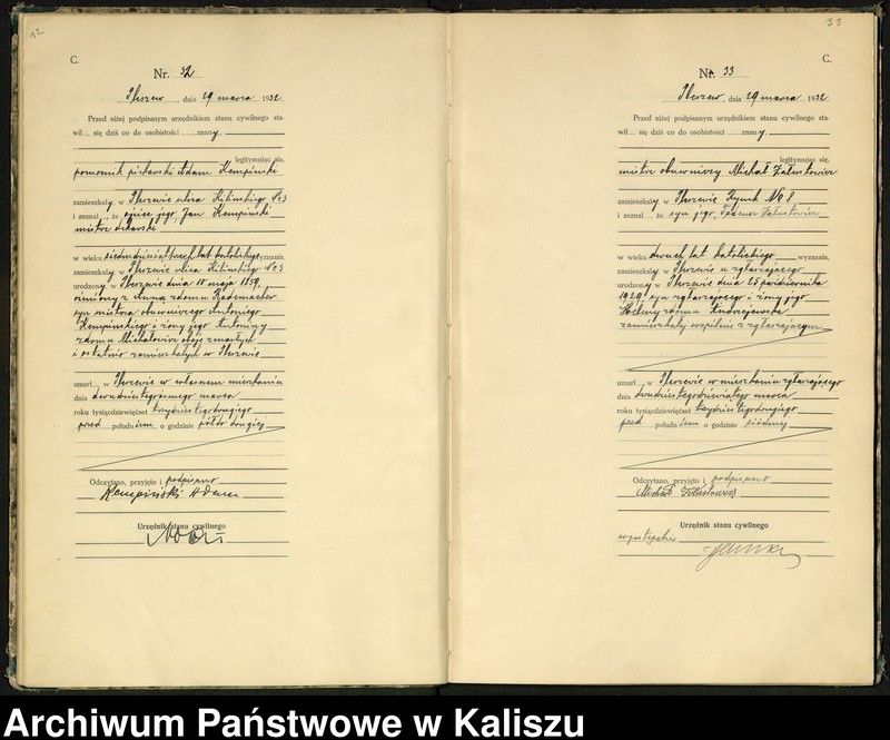 Obraz 19 z jednostki "[Księga zgonów]"