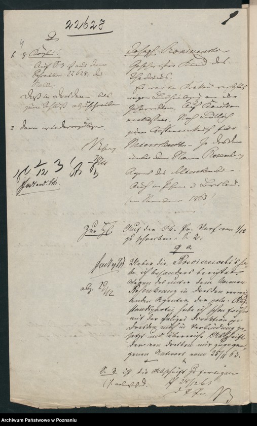 Obraz 7 z jednostki "A. betr. Familie Rościszewski /Rosenkranz/"