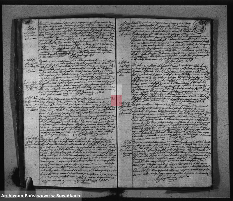 image.from.unit.number "Duplikat Akt Urodzonych, Zaślubionych i Umarłych Parafii Filipowskiey za rok 1842"