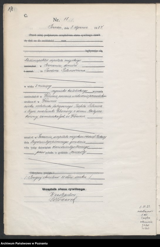 image.from.unit.number "Księga miejscowa zgonów tom I [Rejestr główny zgonów]"