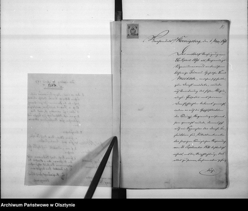 image.from.unit.number "Kreissekretär Meitsch [Emil] in Pr.[eussisch] Eylau"