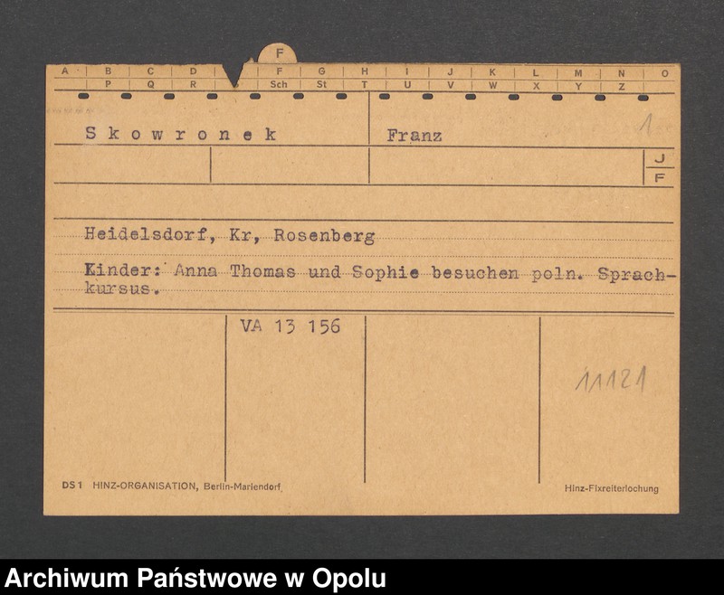 Obraz 3 z jednostki "[Skowronek Franz, Heidelsdorf]"