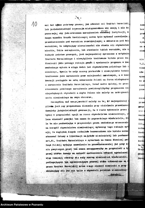 Obraz 14 z jednostki "Opcje, sprawy kolonizacyjne, przewłaszczenia, eksmisje kolonistów [organizacyjne i parcelacyjne]"