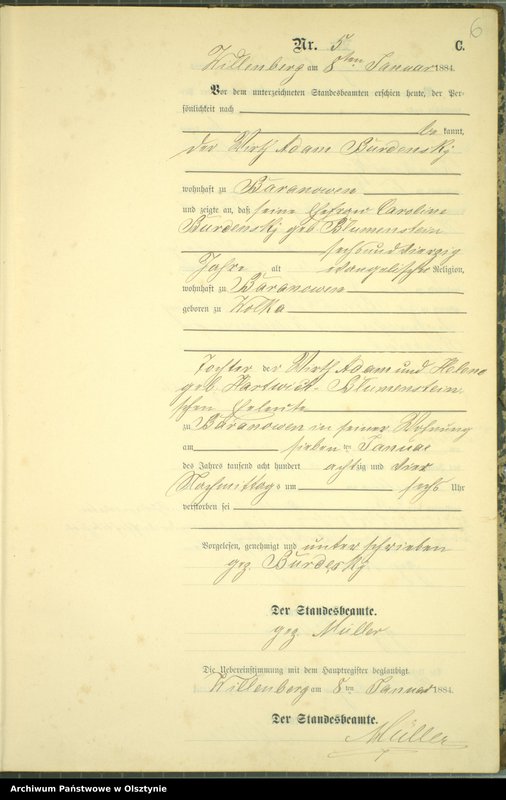 image.from.unit.number "Sterbe-Neben-Register Nr 1 - 190"