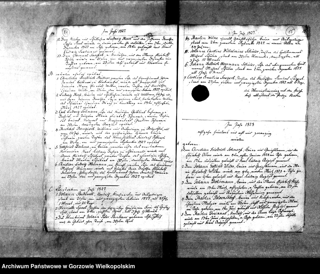 image.from.unit.number "Duplikate der Kirchenbücher von der Parochie Kernein (Karnin)"