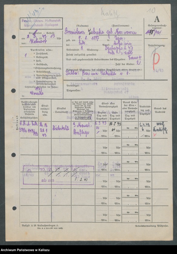 image.from.unit.number "[Akta osobowe więźnia - Żabicka Bronisława, zam. Łódź]"